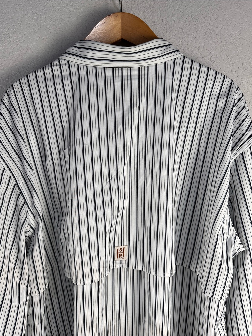 Sand Hill Ranch by NRS Black Striped Vented Snap Shirt Sz 2XL - Picture 7 of 9
